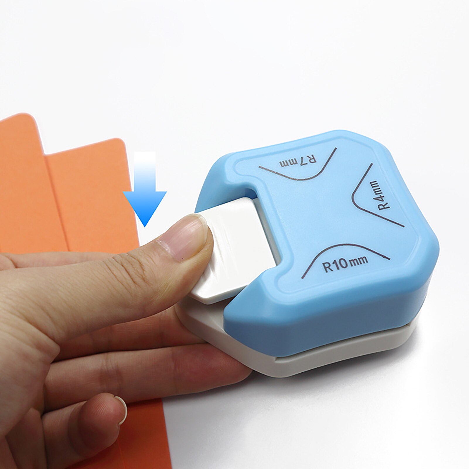 Using a paper corner cutter for neat rounded corners